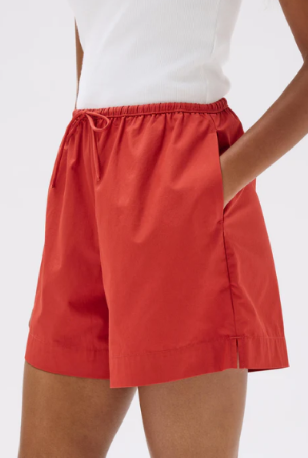 Philipa Poplin Short Papaya