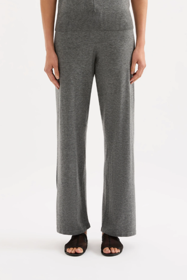 Rae Knit Pant Charcoal