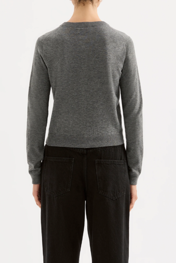 Rae Knit Cardigan Charcoal