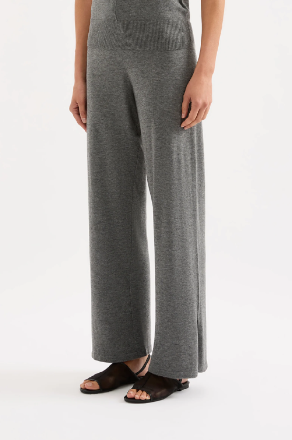 Rae Knit Pant Charcoal