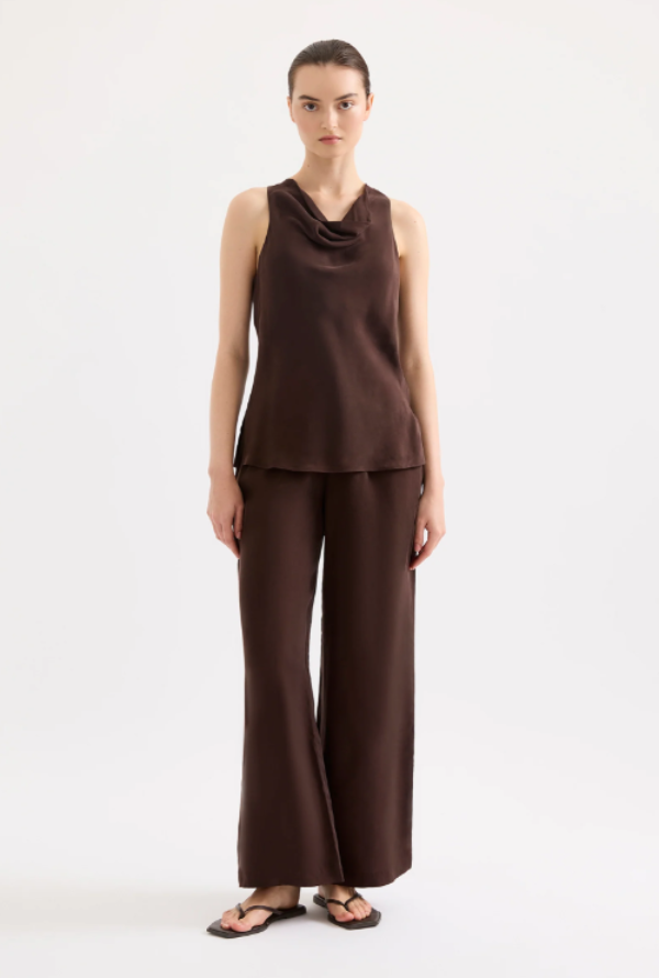 Raven Cupro Top Raisin
