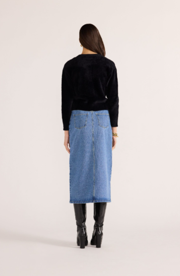 Rowan Fluffy Cardi Black