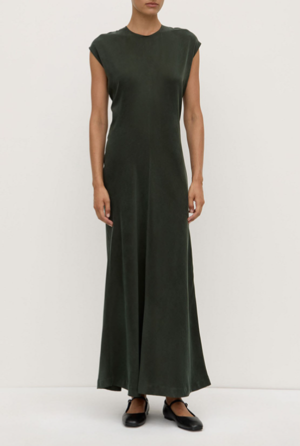Salma Drape Sleeve Maxi Dress Sorrel