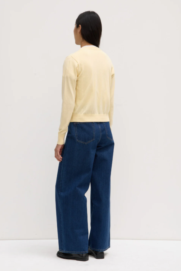 Semra Cotton Cashmere Cardigan Chamomile