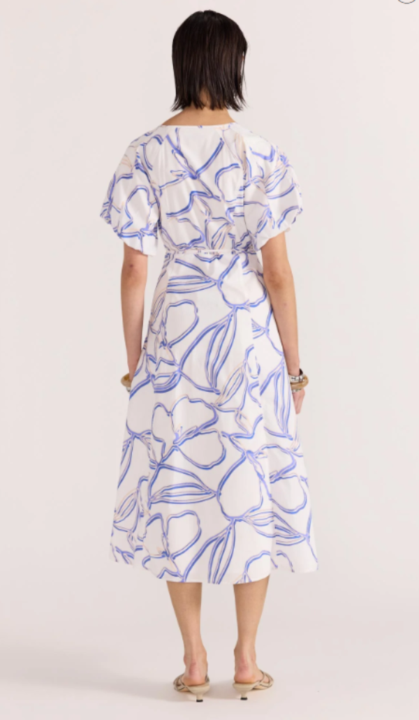 Soraya Wrap Midi Dress Floral