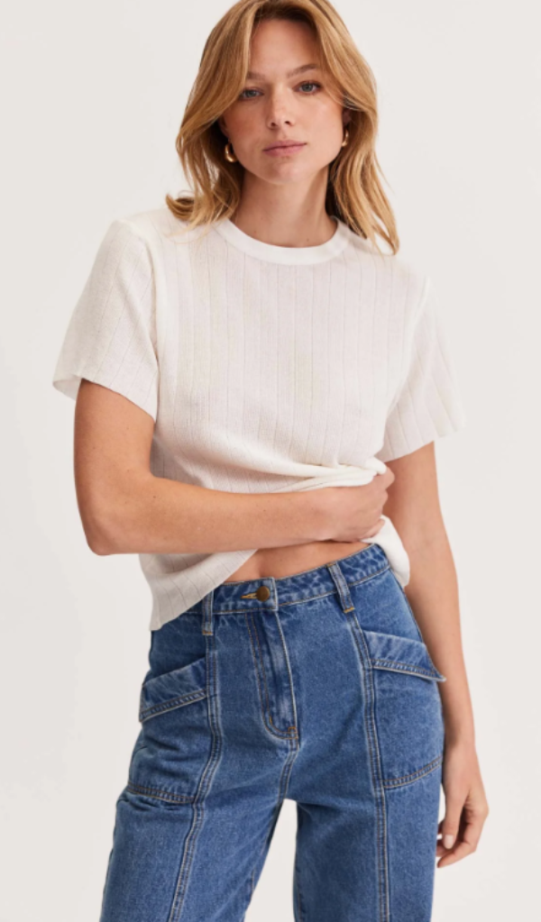 Staple The Label Idol Fine Knit Tee