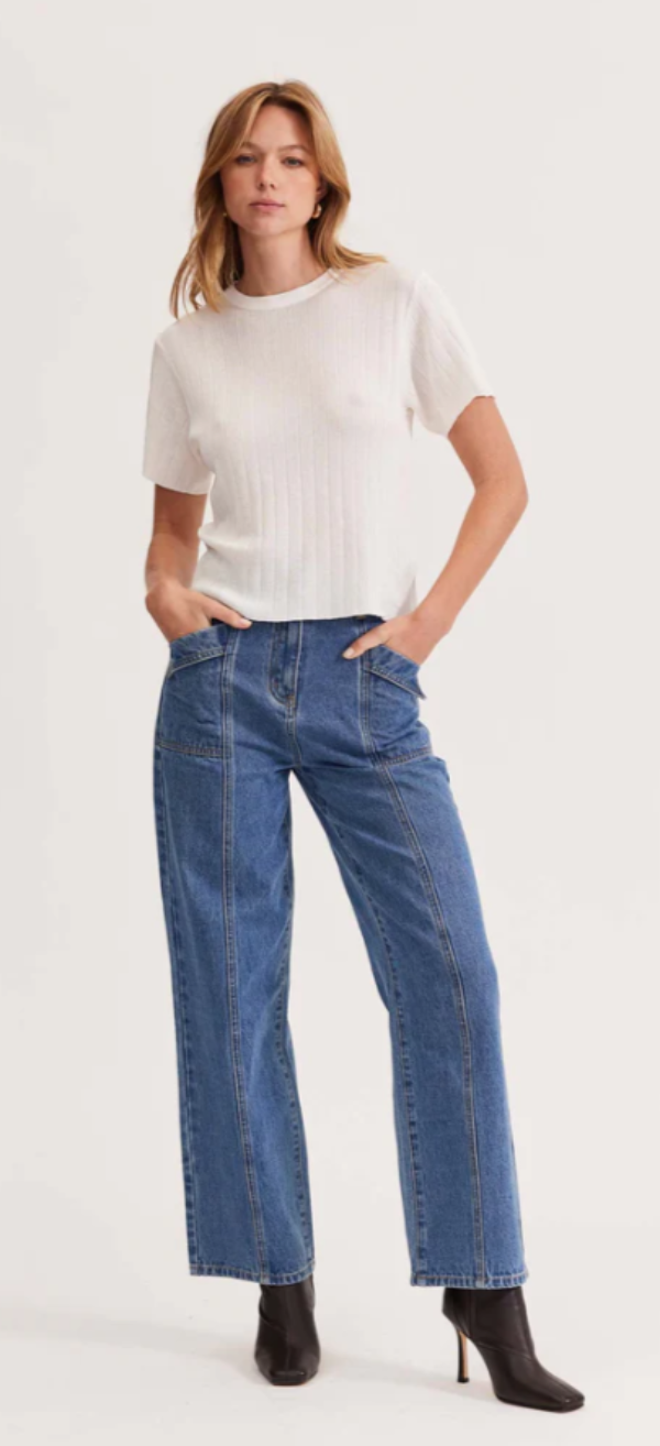 Staple The Label Idol Fine Knit Tee