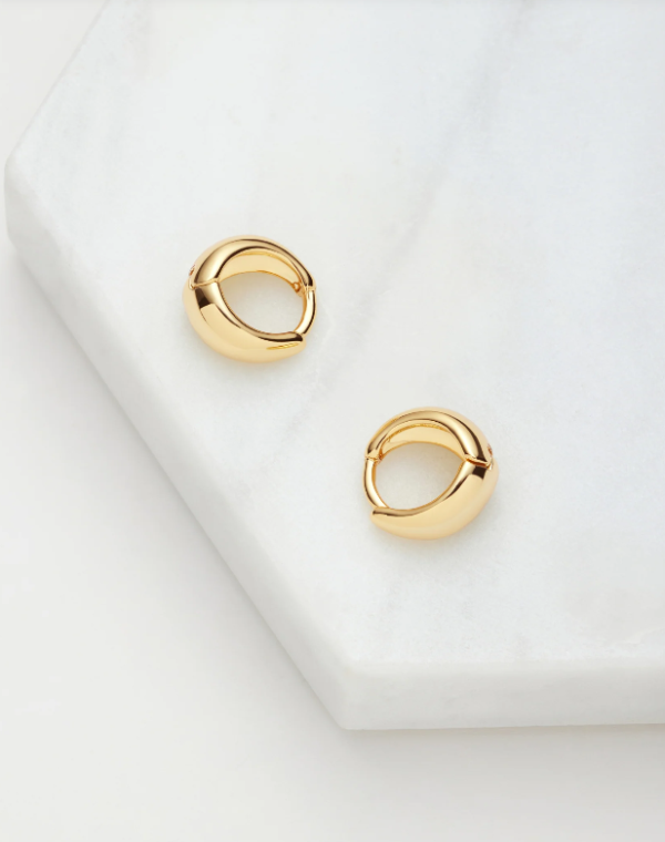 Steph Hoop Small Gold