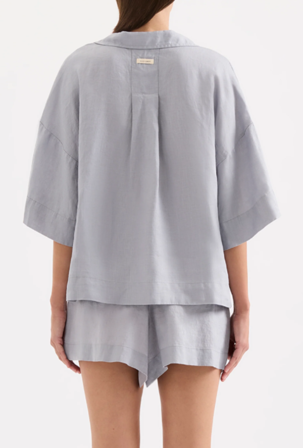 Lounge Linen Shirt Storm