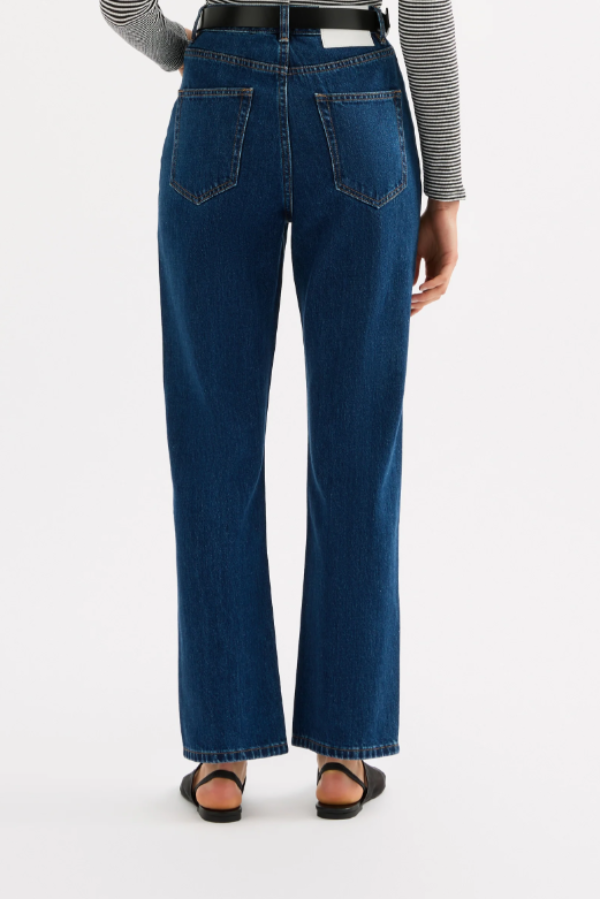 Organic Straight Leg Jean Force Blue