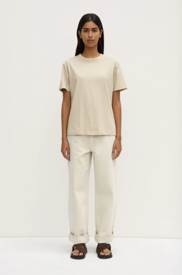 Womens Organic Base Tee Sandstone