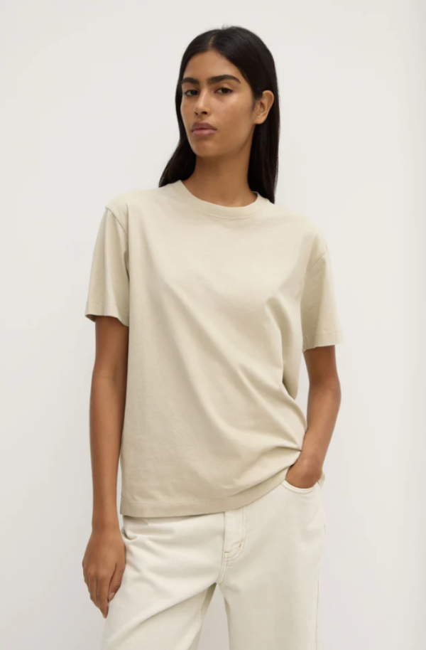 Womens Organic Base Tee Sandstone