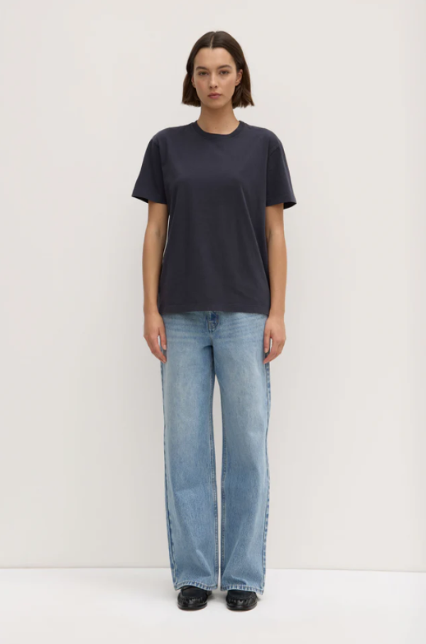 Womens Organic Base Tee True Navy