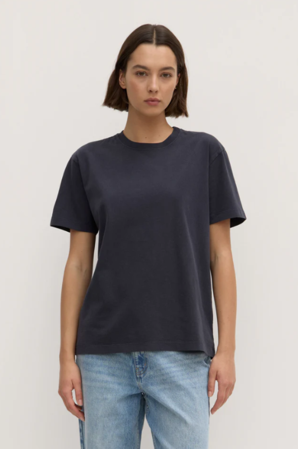 Womens Organic Base Tee True Navy