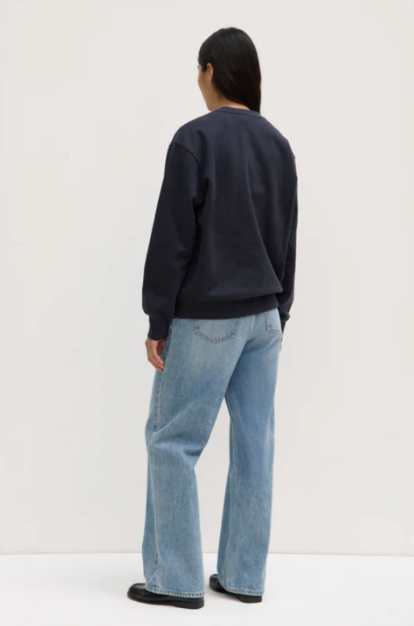 Womens Weekender Fleece Crew True Navy