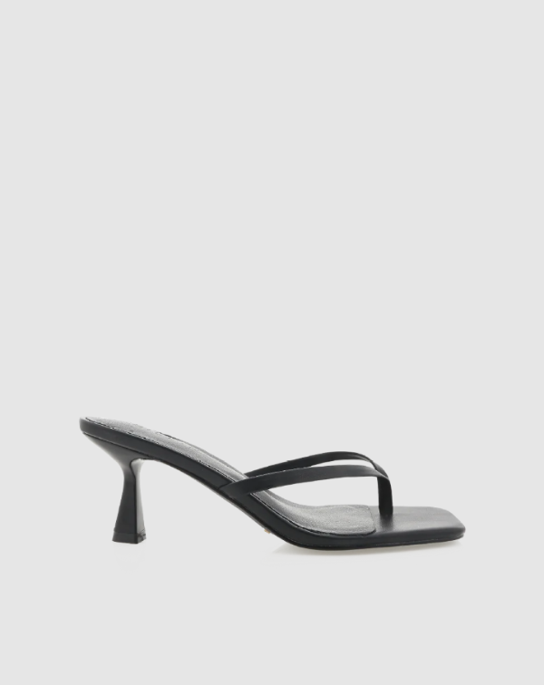 Xami Thong Heel Black