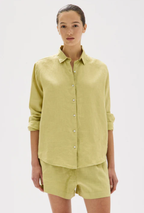 Xander Long Sleeve Shirt Pear