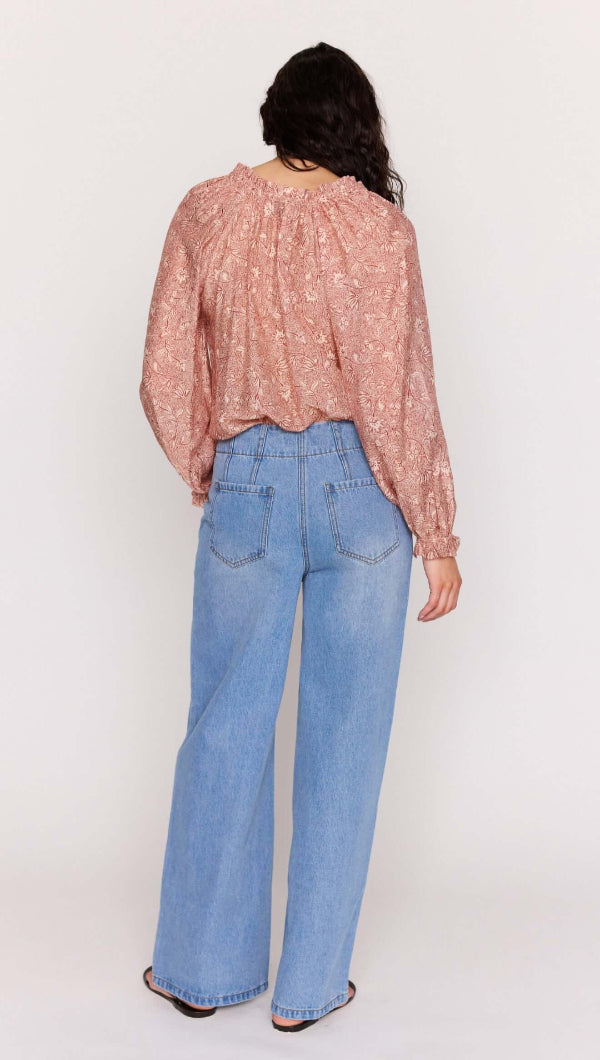 Yasmin Blouse Boho Floral