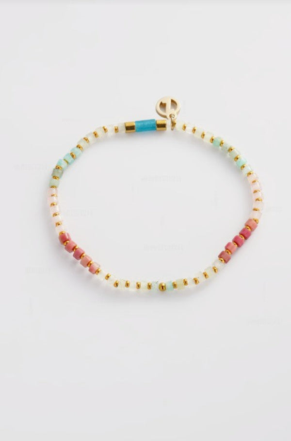 Terry Bracelet Aqua Coral
