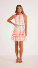 MINKPINK Lolani Tie Mini Dress- White / Pink