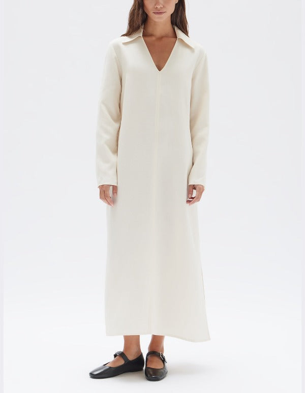 Assembly Label Morgan Long Sleeve Dress Cream