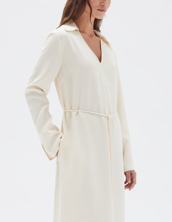 Assembly Label Morgan Long Sleeve Dress Cream