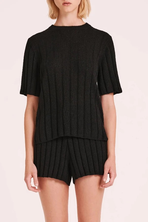 Juni Knit Short Black