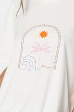 Lost in Lunar Ride The Wave Tee White