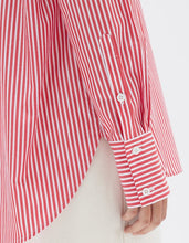 Assembly Label Signature Stripe Poplin Shirt Redwood/White