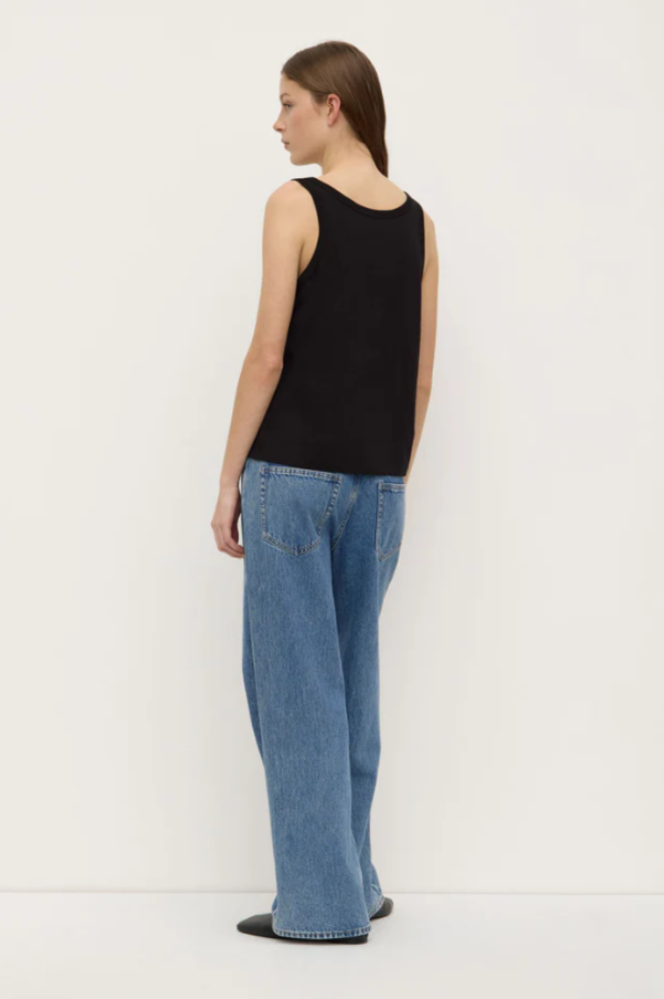 Adria Jersey Tank Black