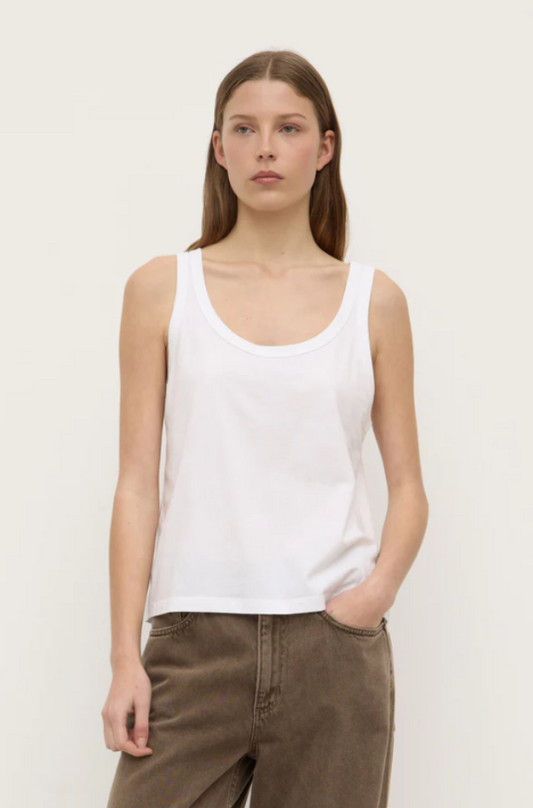 Adria Jersey Tank White