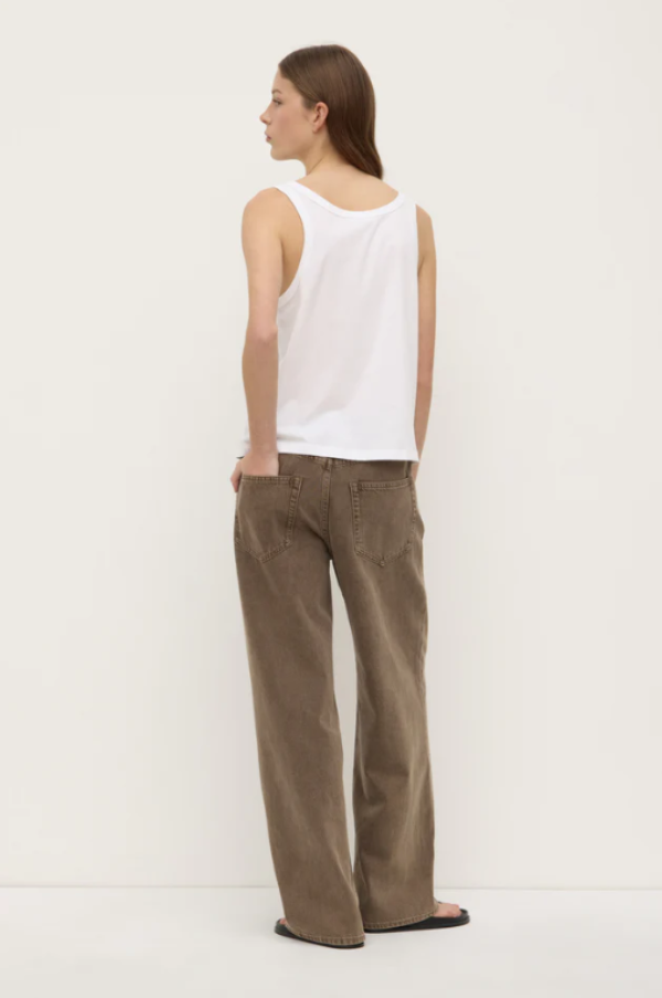 Adria Jersey Tank White