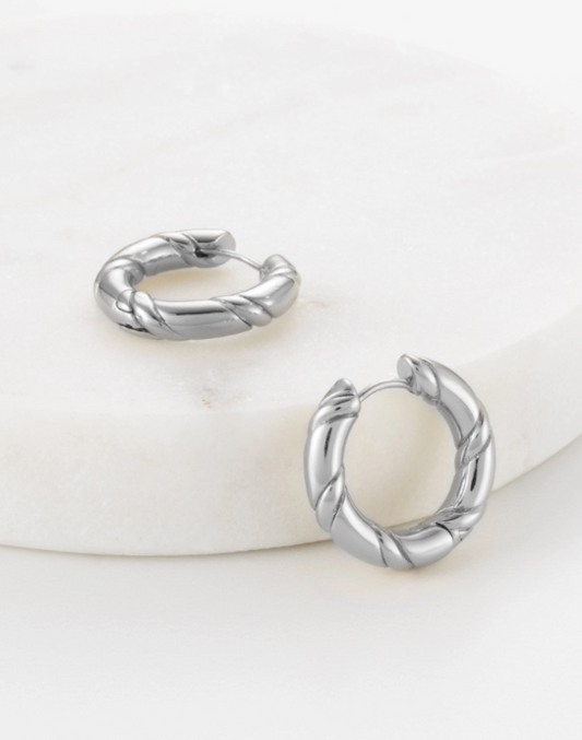 Alannah Hoop Silver