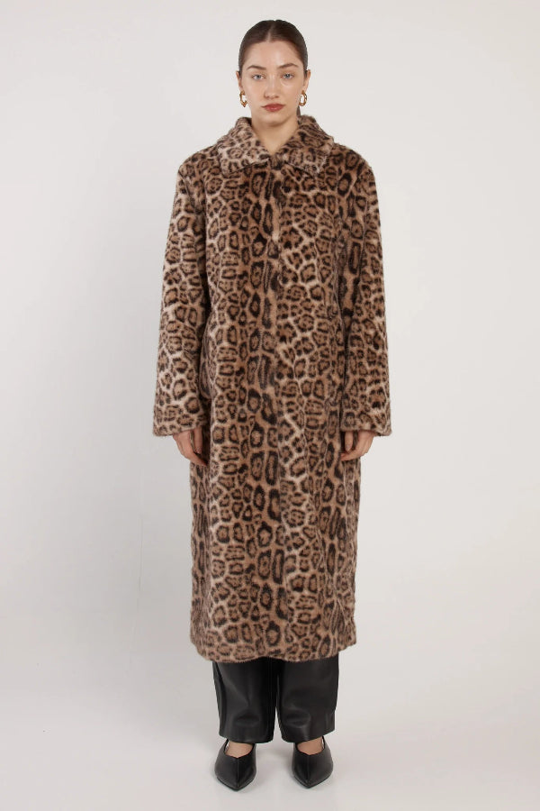 Amaya Animal Print Coat 