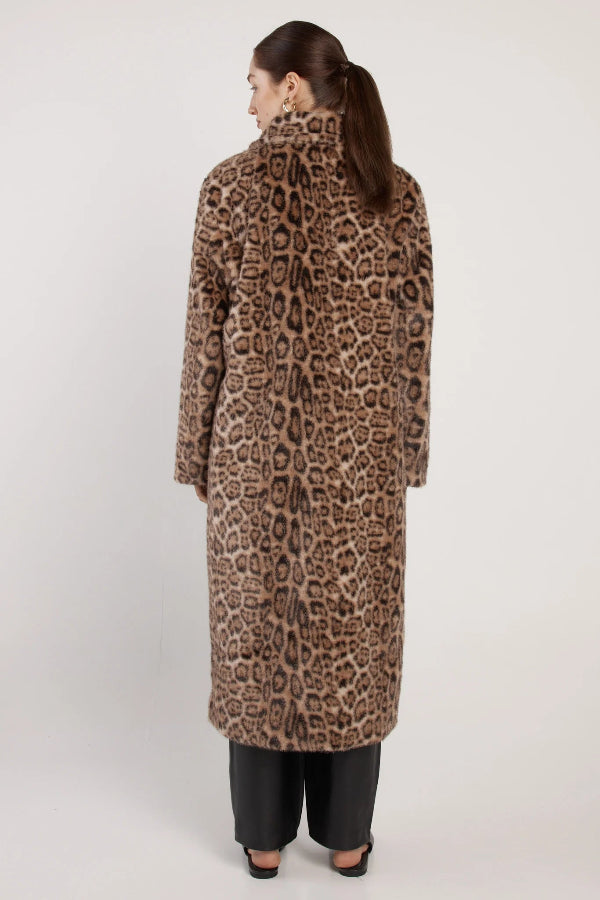Amaya Animal Print Coat 