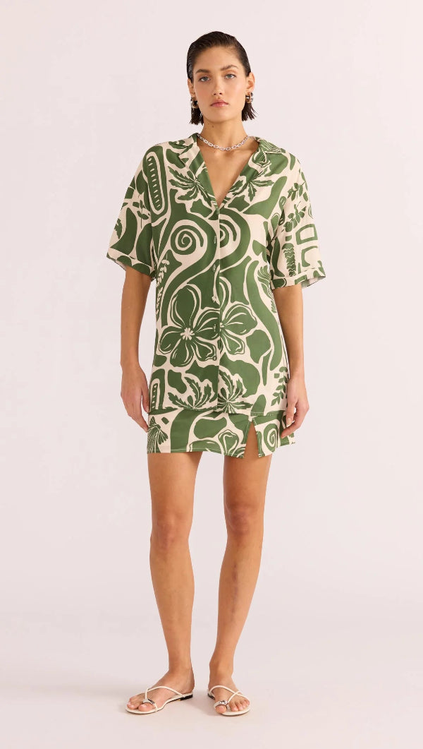 Amos Resort Shirt Shell-Print