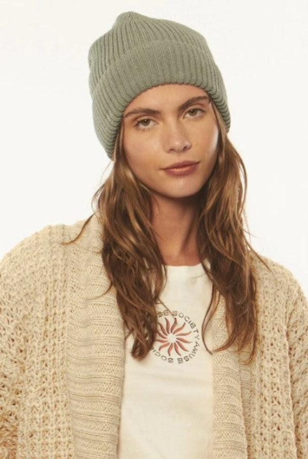 Amuse Society Mellow Days Beanie Sage