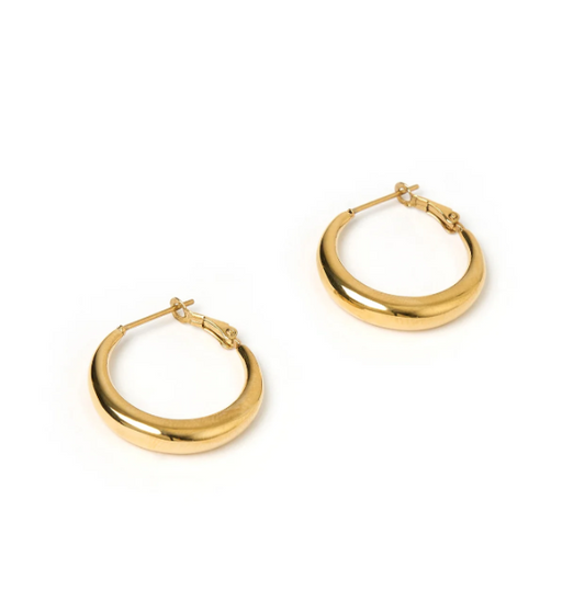 Gold Hoop Earrings Small