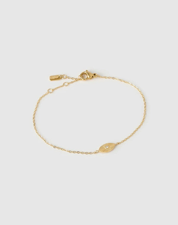 Evil Eye Gold Bracelet 
