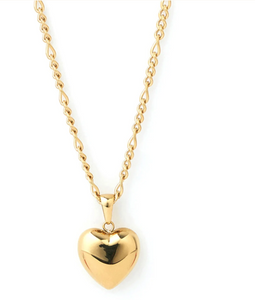 Arms Of Eve Rose Heart Necklace Gold