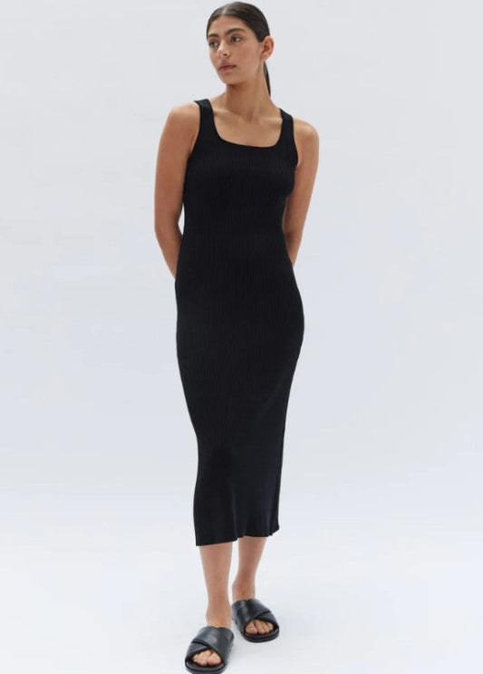 Assembly Label Adrianna Knit Dress Black