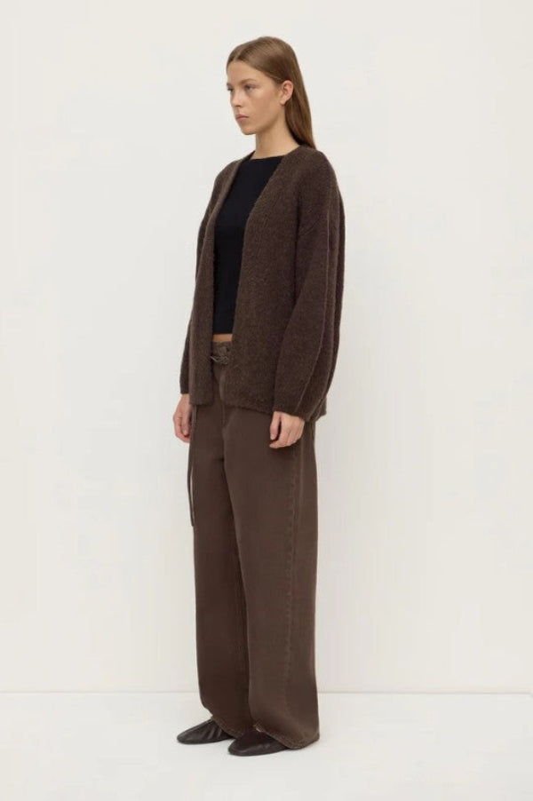 Ariel Knit Cardigan Dark Choc