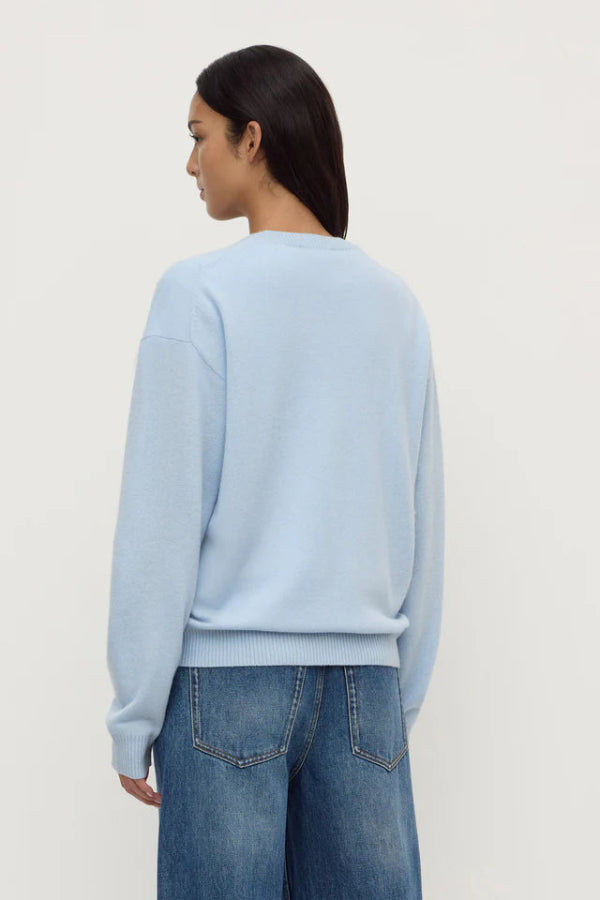 Carter Brushed Wool Sweater Breeze
