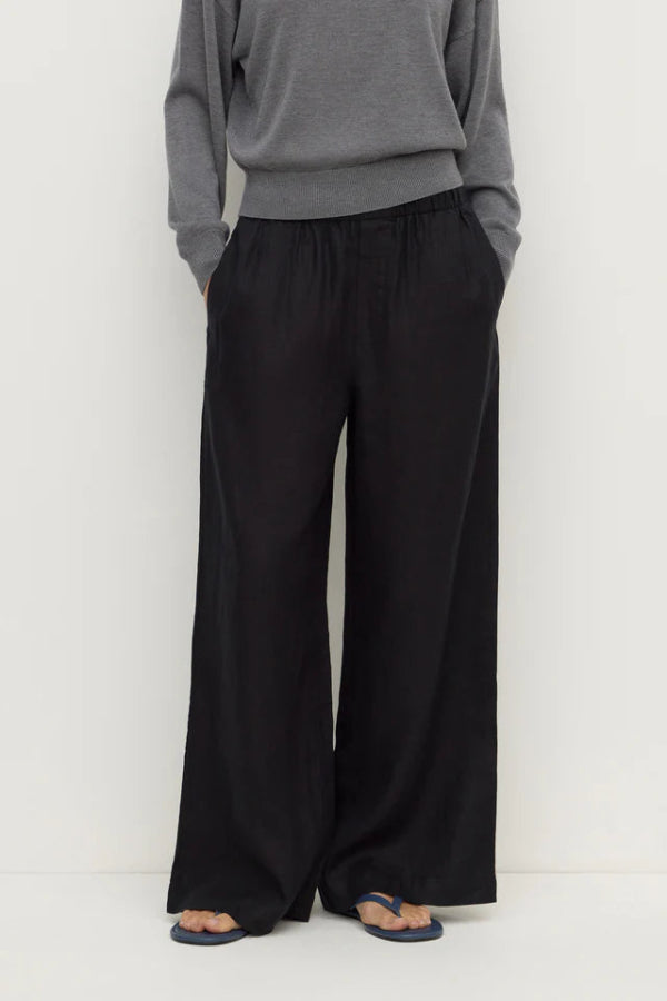 Everyday Linen Pant Black 