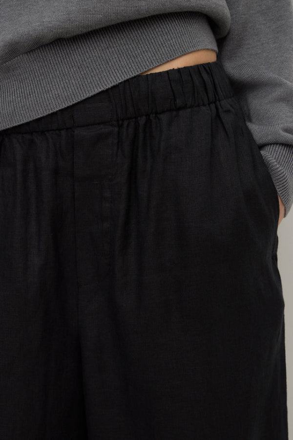 Everyday Linen Pant Black 