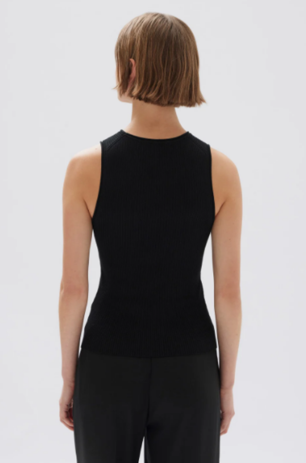 Assembly Label Faye Knit Tank Black