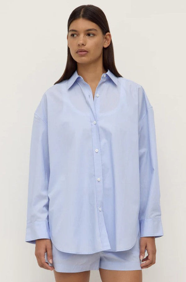 Havana Stripe Long Sleeve Shirt Blue/White Stripe