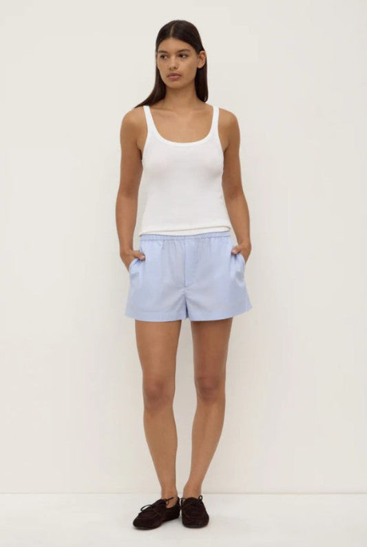 Havana Stripe Poplin Short Blue/White Stripe