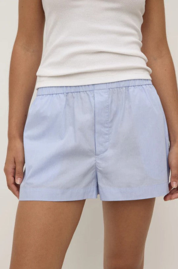 Havana Stripe Poplin Short Blue/White Stripe