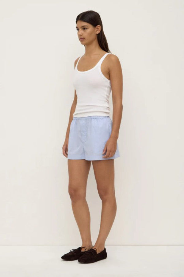 Havana Stripe Poplin Short Blue/White Stripe